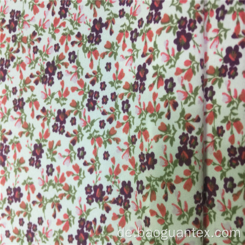100% Polyester gedrucktes Faeille Textile für Lady Garment